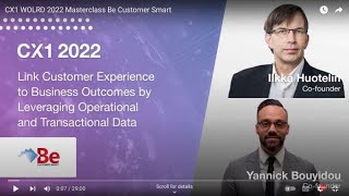 Link Customer Experience to Business Outcomes by Leveraging Operational and Transactional Data