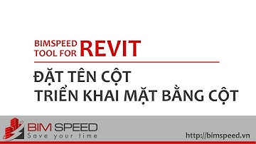 CÁCH ĐẶT TÊN CỘT - TRIỂN KHAI MẶT BẰNG ĐỊNH VỊ CỘT