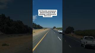 Watch him take off on seeing me trying to pass #fblifestyle #truckerlife #truckdriver #trucking