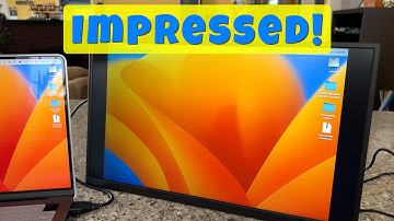 Motyeowe Portable Monitor: 18.5", 120Hz, 1080P - Awesome Second Screen!