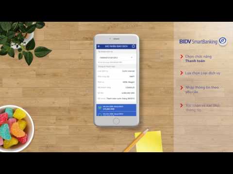BIDV Smart Banking - Hướng dẫn Thanh toán hóa đơn