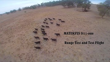 Mateksys F411-One  Range Test & Flight Test