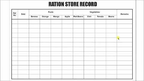 Table Creation in Corel Draw