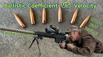 Bullet drop basics- ballistic coefficient vs velocity
