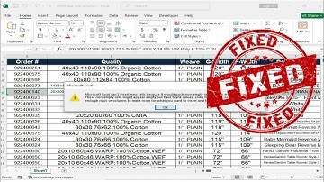 Microsoft excel can’t insert new cells because it would push non-empty cells