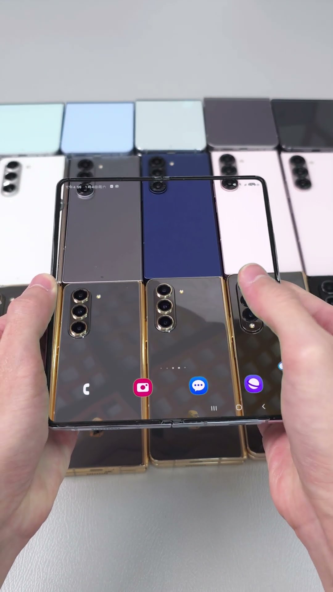 Samsung foldable transparent screen? Samsung Fold 5 revealed! Samsung Mobile Phones Mobile #shorts