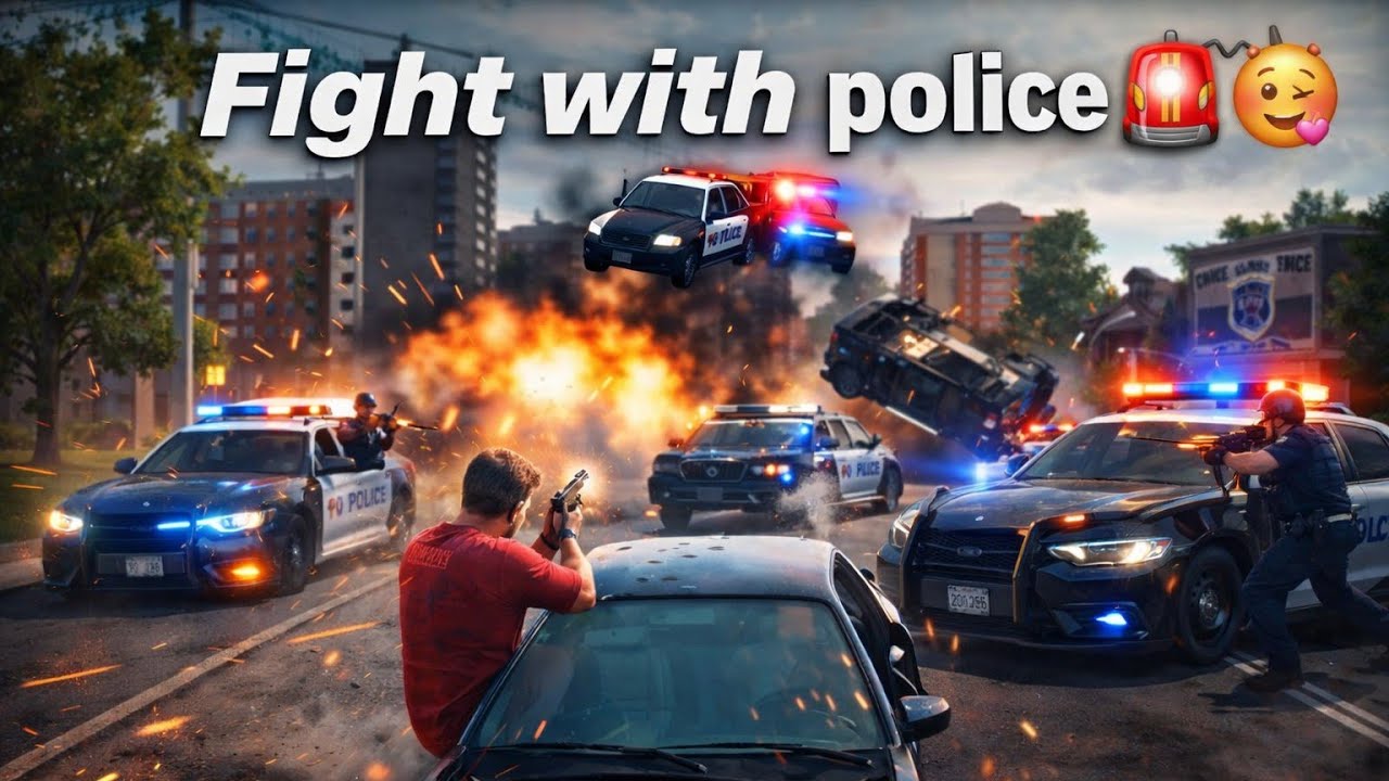 #1Mad out 2 gameplay Insane flight with police 🥶