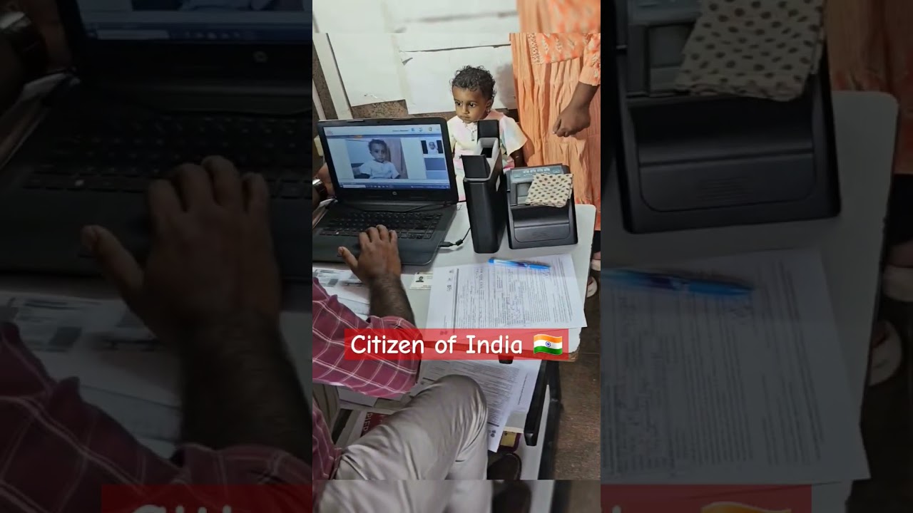 Aadhar card applying procedure // Applying card for one year baby #momlife