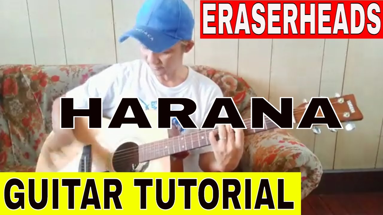 ERASERHEADS HARANA GUITAR TUTORIAL FOR BEGINNERS SUPER EASY YouTube