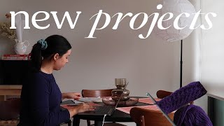 trying new art projects! | studio vlog