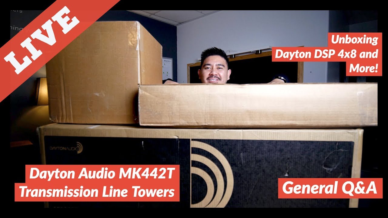 Parts Express Massive Unboxing MK442T Towers, Dayton Bass Shakers