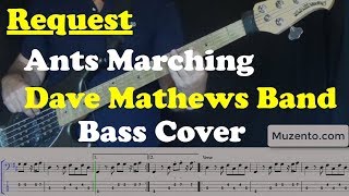 Ants Marching - Bass Cover - Request guitar tab & chords by Greg Fairweather - Bass Guitar. PDF & Guitar Pro tabs.