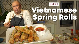 Vietnamese Spring Rolls Recipe you didn&#39;t know you needed! | Chef Tatung
