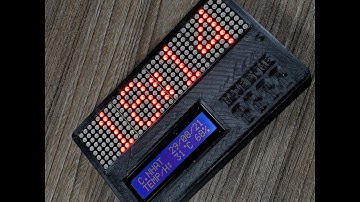 DIY Đồng hồ led Matrix + LCD - Arduino