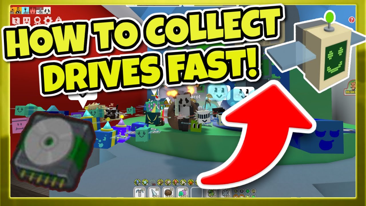 how-to-collect-drives-fast-in-bee-swarm-simulator-roblox-youtube