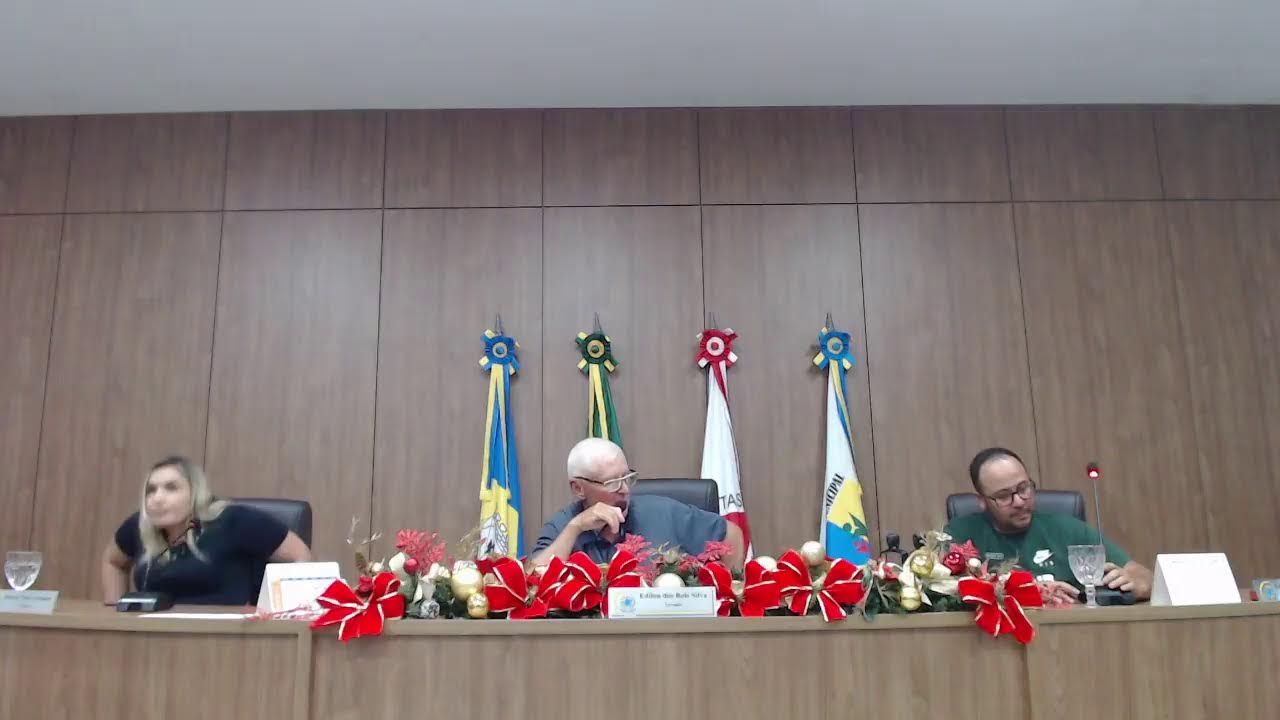 AO  VIVO  REUNIÃO ORDINÁRIA CÂMARA DE SANTA ROSA DA SERRA  10/12/2025