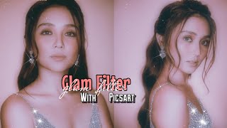 Glam Filter✰ Aesthetic edit tutorial ||Picsart ||April Burgos screenshot 5