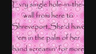 Reba McEntire~Pink Guitar Lyrics chords