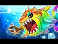 超レアな巨大な魚になって全てを食べまくってみた!【 ロブロックス Roblox 】