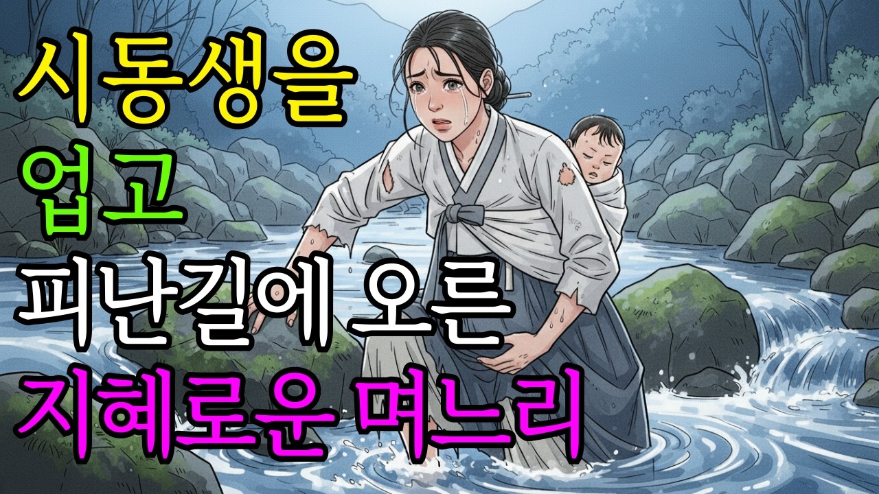 만삭의 몸으로 젖먹이 시동생을 업고 피난길에 오른 지혜로운 며느리 /야담 조선야담 옛날이야기