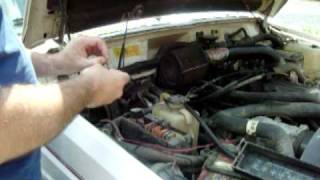 How to jumper the Fuel pump relay on a Jeep Cherokee XJ - YouTube