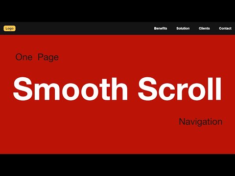 Animated Smooth Scrolling