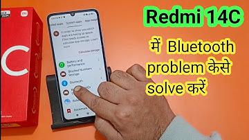 redmi 14C me bluetooth problem kaise solve Kare | how to fix bluetooth problem in redmi