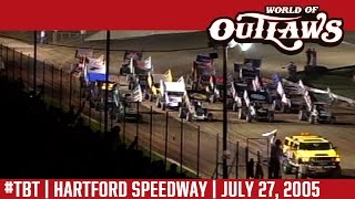 #ThrowbackThursday: World of Outlaws Craftsman Sprint Cars Hartford Speedway July 27, 2005