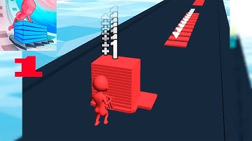 stack colors - Gameplay Walkthrough Part 1 Levels 1-5(Android, iOS)