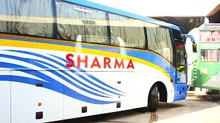 Volvo bus washing in Bangalore depot