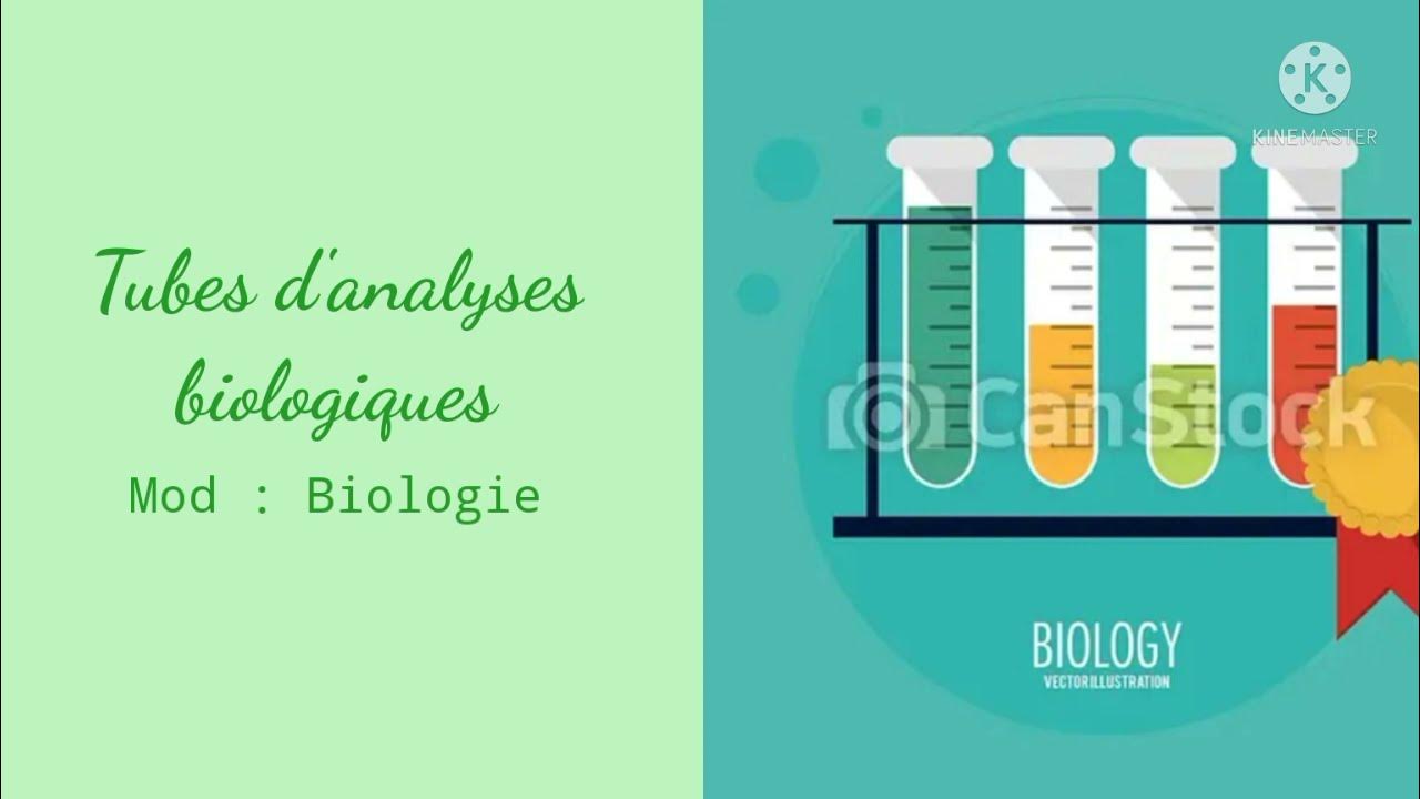 Biologie : Tubes des analyses biologiques. - YouTube