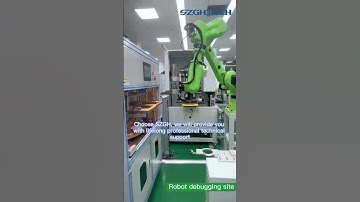 General robot doing loading and unloading debugging