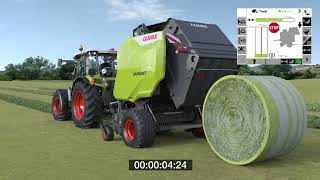 CLAAS | VARIANT 500. Animation Bale ejection.