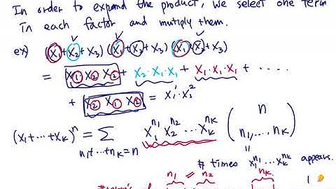 [Introduction to Combinatorics] Lecture 9. Multinomial theorem and Newton