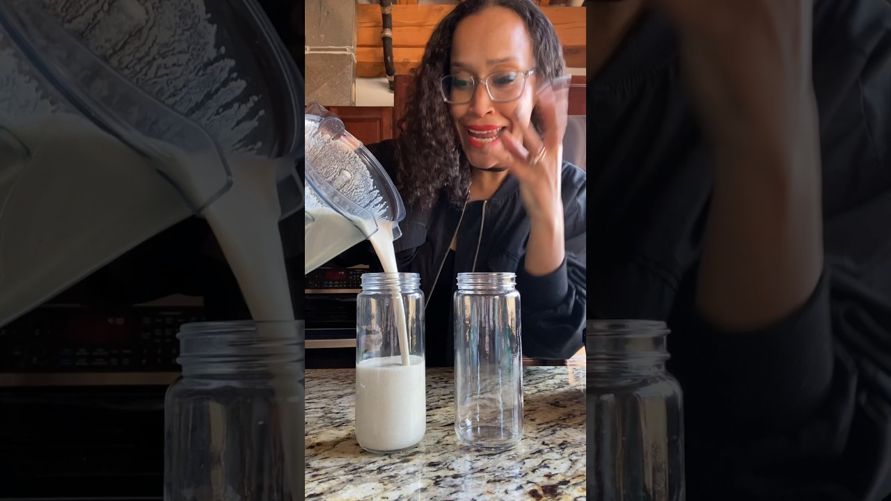 Make your own PlantBased milk at home! No unnecessary additives 