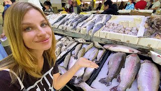 БАТУМИ. РЫБНЫЙ РЫНОК. ЦЕНЫ НА РЫБУ. МОРЕПРОДУКТЫ В ГРУЗИИ. ОТДЫХ В ГРУЗИИ. ГРУЗИЯ АДЖАРИЯ.