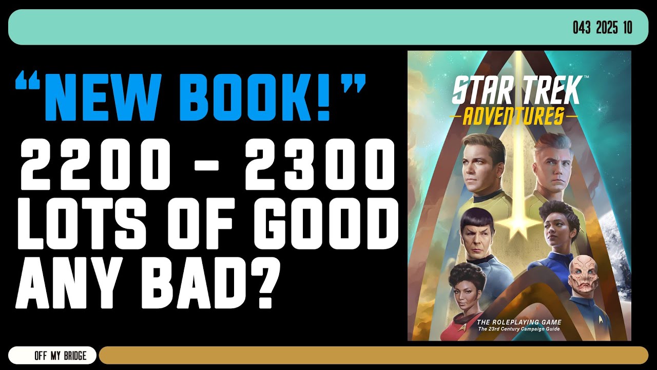 [REVIEW] The new 23rd century setting book - YouTube