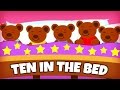 Ten In The Bed 10 In The Bed Nursery Rhymes Popular Nursery Rhymes For Kids By SillySox