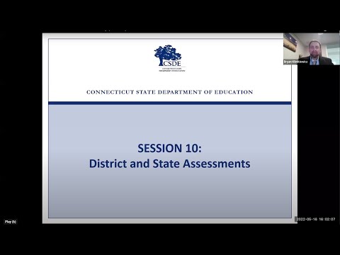 CT-SEDS IEP Preview Series - Session 10: State Testing (5/16/22)