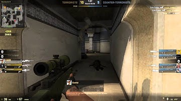 CS:GO ~ Bambi (clutch play 1v5 on Dust 2)