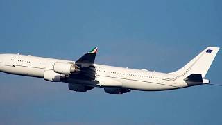 Italian Air Force A340-500 I-TALY Roma(FCO)17/1/2018