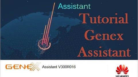 Tutorial genex Assistant
