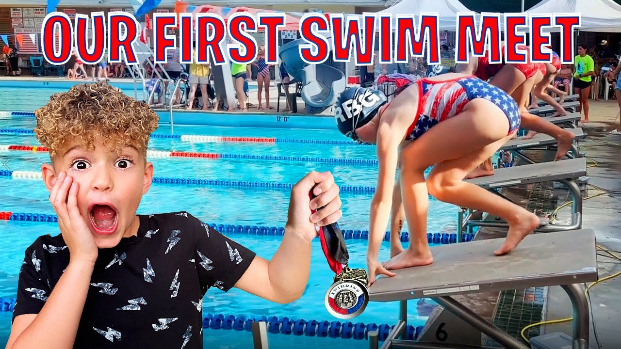 Rowdy Fam's FIRST Swim Meet of the Season