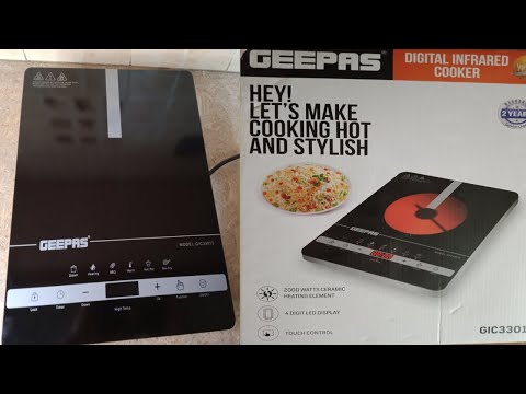 Geepas Digital Infrared Cooker GIC33013/How to use Geepas infrared Cooker GIC33013