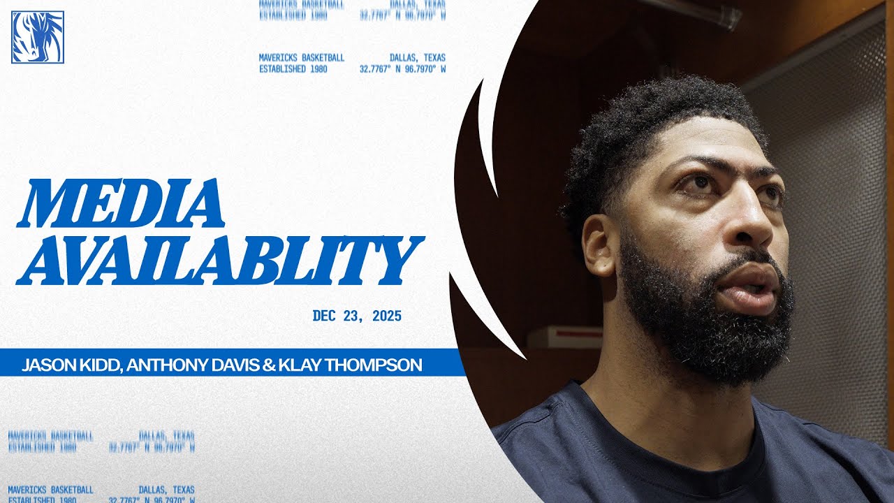 Jason Kidd, Klay Thompson, & Anthony Davis | Media Availability @ NOP | 12/22/25