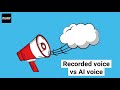 Like to Like comparison of recorded vs ai voice