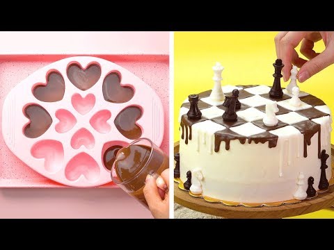 12-quick-and-easy-chocolate-cake-decorating-tutorials-at-home-|-so-yummy-cake-recipes-|-tasty-cake