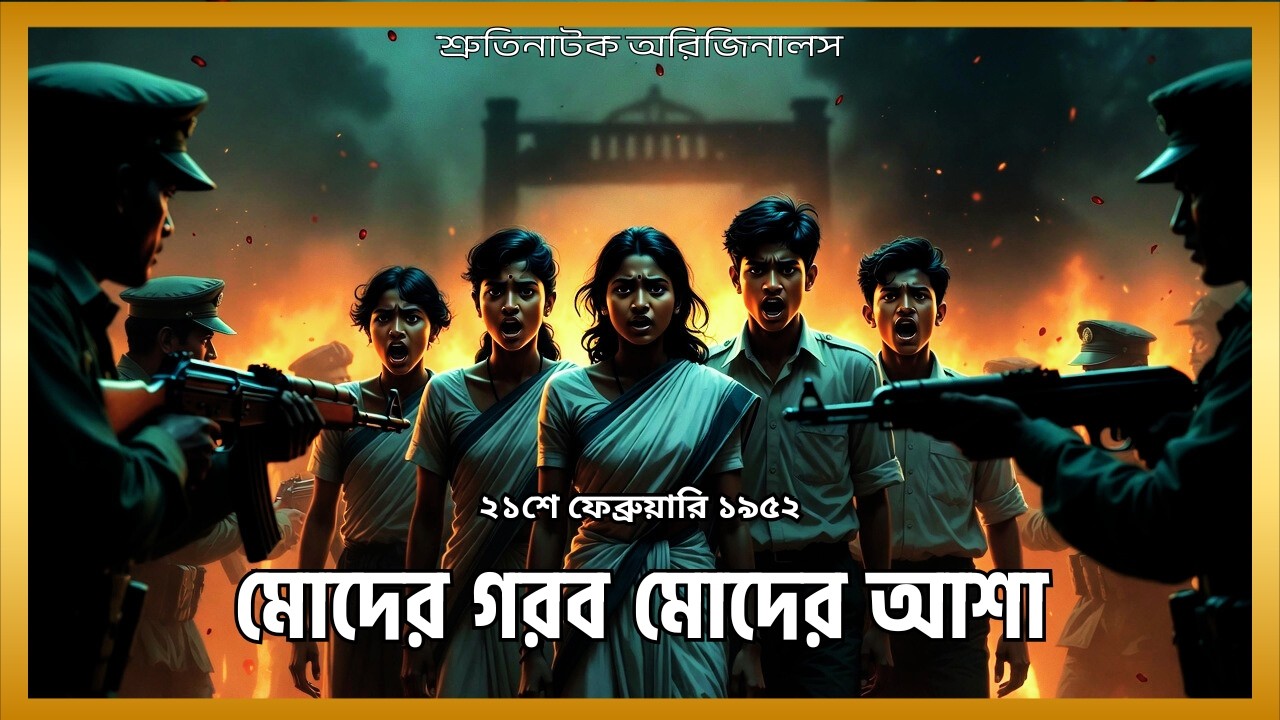 ২১শে ফেব্রুয়ারি | মোদের গরব মোদের আশা | ভাষা আন্দোলনের বাংলা শ্রুতিনাটক (১৯৫২)