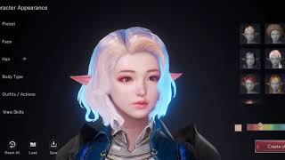 BLESS MOBILE Character Creation