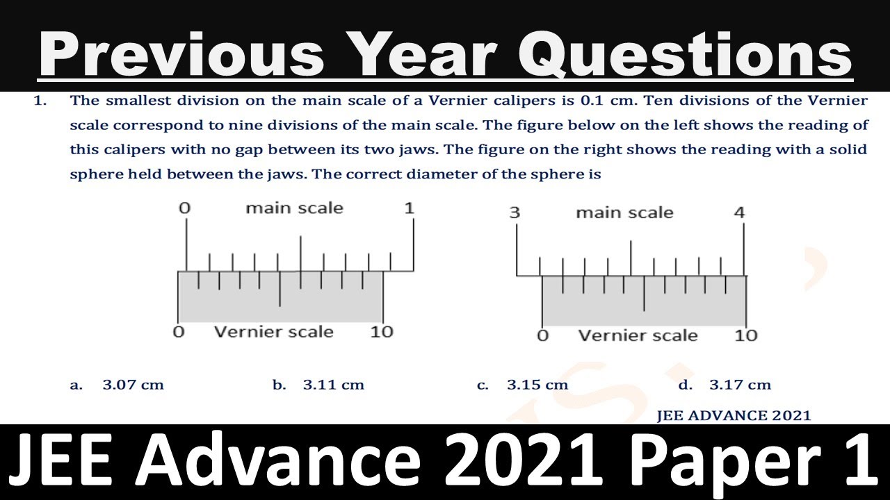 The Smallest Division On The Main Scale Of A Vernier Calipers Is 0 1 Cm The Smallest Division On The Main Scale Of A Vernier Calipers Is 0 1 Cm